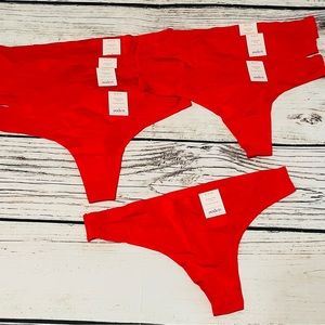 NWT size M Auden no show thongs (8 total)